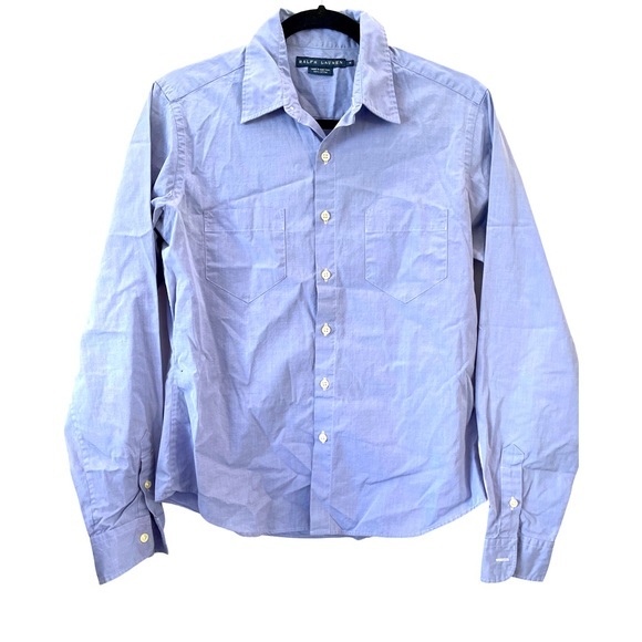 Ralph Lauren Tops - Ralph Lauren 100%‎ Cotton Oxford button down shirt in Blue. Classic top